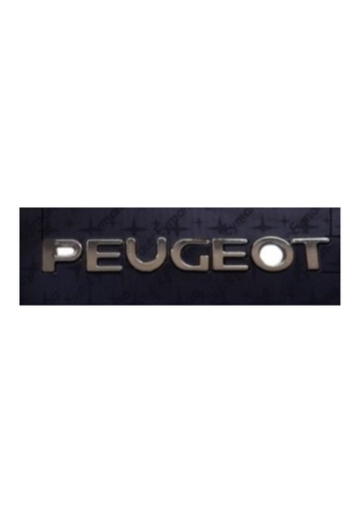 Arka Bagaj Yazı Peugeot 307 ''peugeot''