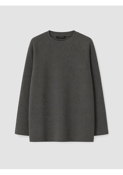 Lcw Comfort Antrasit Bisiklet Yaka Kadın Sweatshirt