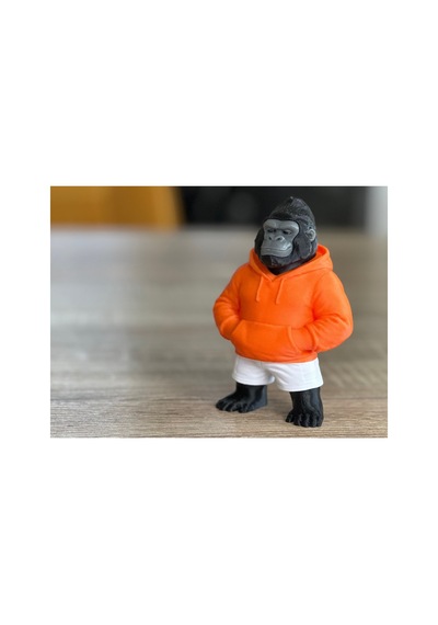 Kapüşonlu Goril Figürü 10cm