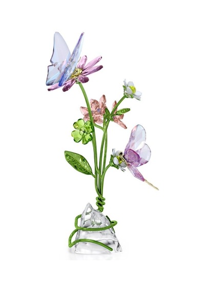 5669353 Swarovski Ev Dekorasyonu Idyllıa:butterfly And Flowers