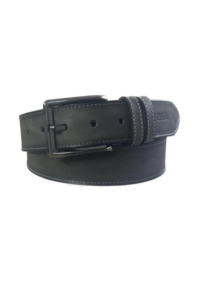 Fossil Gri Hakiki Deri Spor Erkek Kemeri 4cm-105 Gri