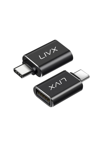 Usb 3.1 To Type-c 10gbps 3a Hızlı Şarj Ve Data Aktarımı Çevirici Dönüştürücü Otg Adaptör Siyah Otgcz Ikili