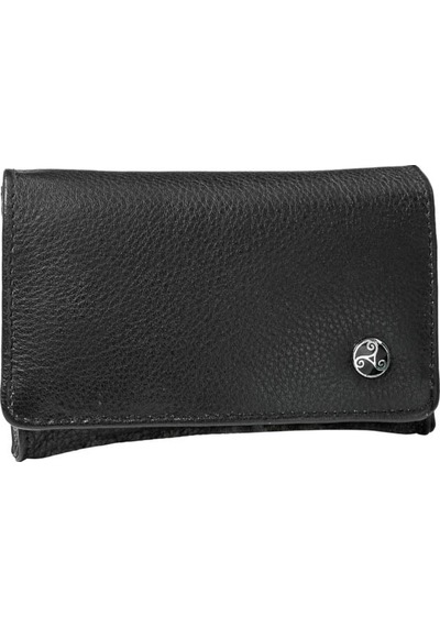 Rattray's Black Knight Tobacco Pouch 2 Siyah Deri Pipo Tütün Kesesi 115480