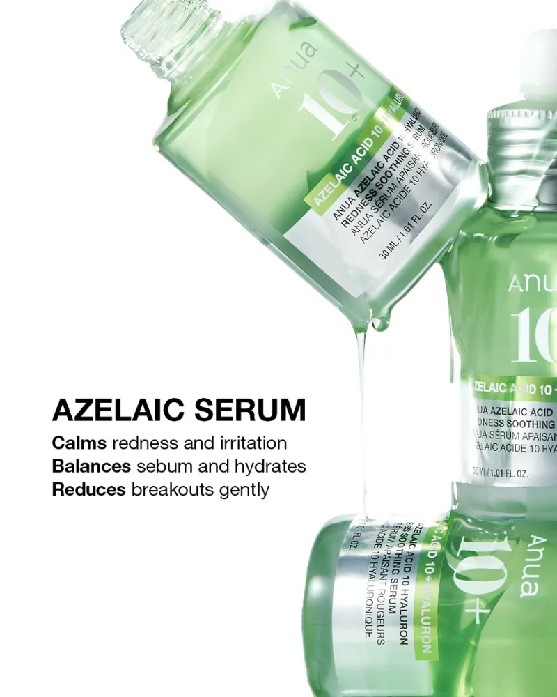 Anua Azelaic Acid 10 Hyaluron Redness Soothing Serum