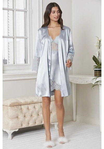 Pierre Cardin 6015 Kadın Dantelli Saten 6'lı Set-mist Mist