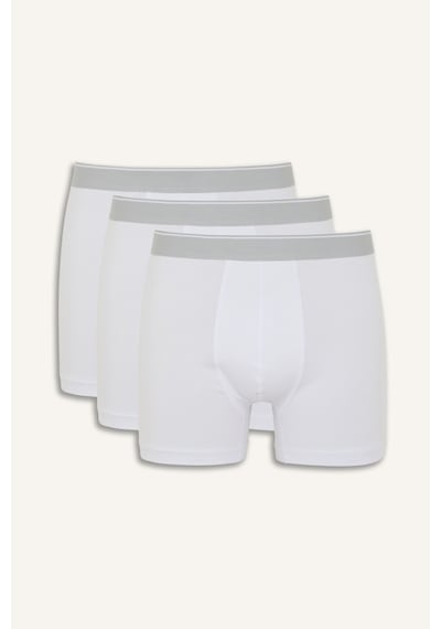 Defacto Regular Fıt 3lü Boxer G8561ax26auwt34 Beyaz-wt34
