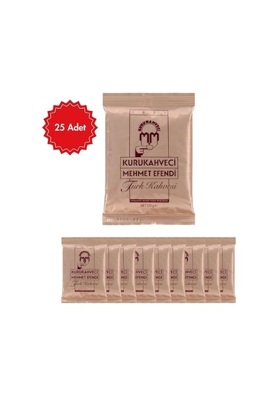 Araz Et Mehmet Efendi Türk Kahvesi 100 G X 25 Adet Diğer