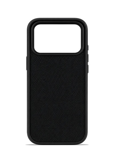 Premium Fabric Cover Obsidian Noir İphone 17 Pro Max Siyah