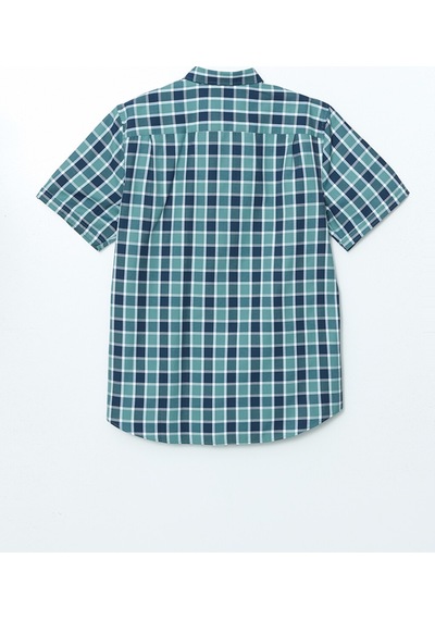 Lcwaıkıkı Classic Yeşil Regular Fit Armürlü Cepli Erkek Gömlek