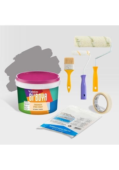 Bi Boya Tek Oda Boyama Seti 2.5 L Yağmur