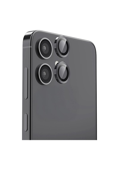 Samsung Galaxy  Uyumlu  A06 Raze Metal Kamera Lens - Siyah Çok Renkli