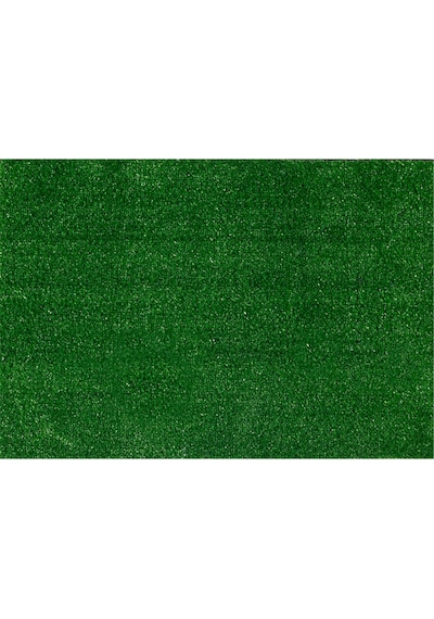 Vl Dekoratif Premium Kalite Suni Çim Kapı Önü Paspası 7 Mm Yeşil 50 x 75