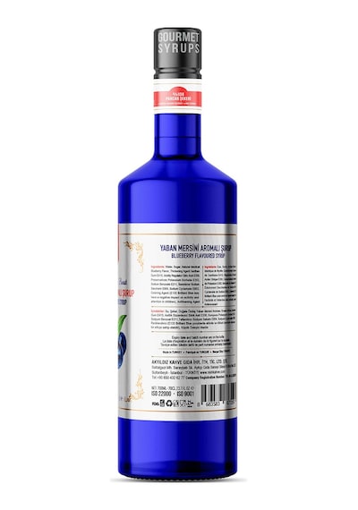 Nish Yaban Mersini Blueberry Aromalı Şurup 700 Ml - Pet Şişe