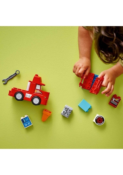 LEGO® DUPLO® Disney ve Pixar Arabalar Mack Yarışta 10417 2+ Eğitici Oyuncak Yapım Seti - 14 Parça