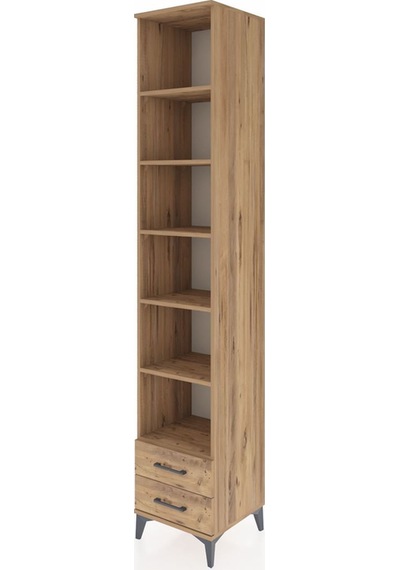 Hyperion Dolap 6 Raflı 2 Çekmeceli 44x44x243 Çam-çam Çam