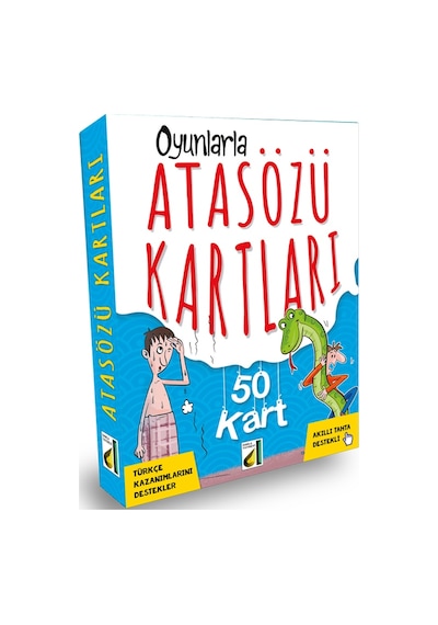 Oyunlarla Atasözü Kartları - 50 Kart- Damla Yayınevi