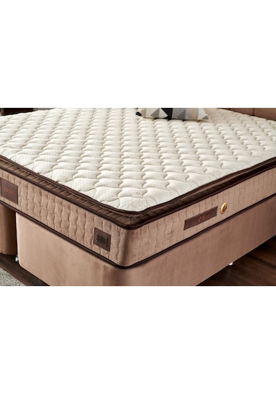 Nironyatak W.Cotton 180X200 Çift Kişilik Pedli Yatak Full Ortopedik Yaylı Ya