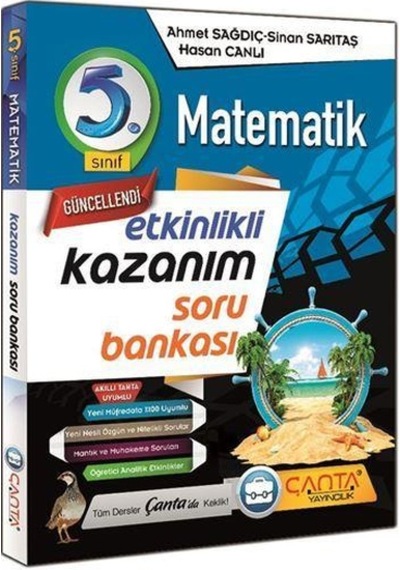 5. Sınıf Matematik Etkinlikli Kazanım Soru Bankası Çanta  Yayınlar