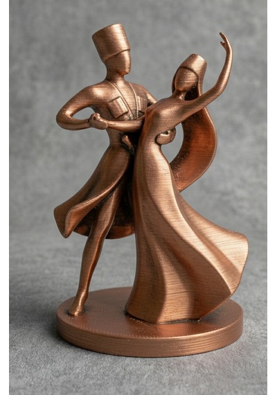 15 Cm Dekoratif Hediyelik Kafkas Adige Çerkes 3d Dekor Figür