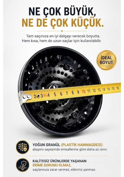 Hairens Vgob Vigo Başlık / Difüzör Saç Kurutma Fön Makinesi Başlığı - Profesyonel Makineler İle Uyumlu