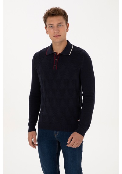 U.s. Polo Assn. Erkek Lacivert Kazak /triko 50308307-vr033 Lacivert