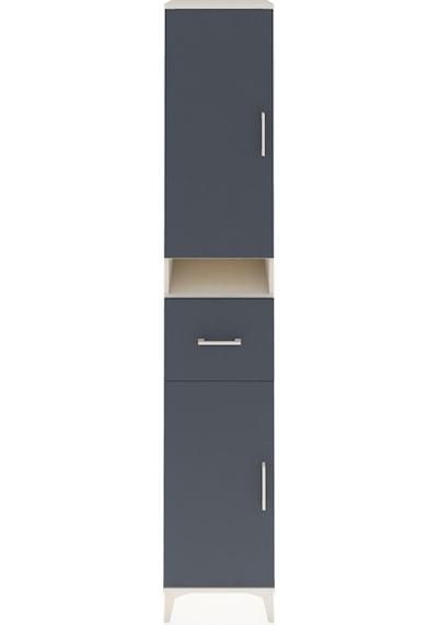 Hyperion Dolap 5 Raflı Tek Çekmeceli 2 Kapaklı 44x44x243 Aytaşı-antrasit Aytası