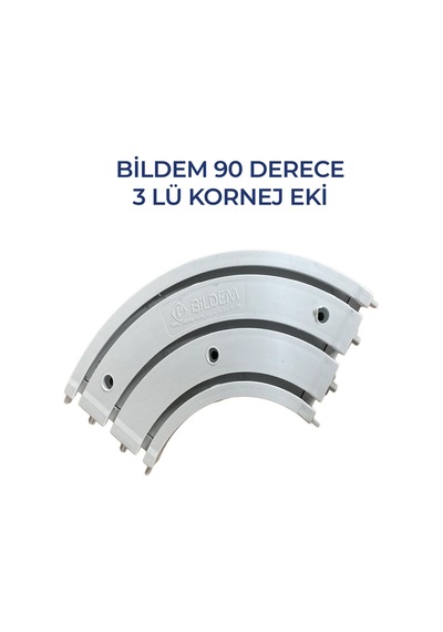 3 Lü 90 Derece Konrej Dönüş Ek Parçası Dayanıklı Ve Güvenli Bağlantı Aparatı