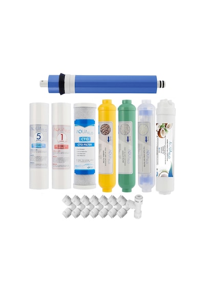 Açık Kasa Su Arıtma Cihazı 8li Filtre Seti Standart Membran Set