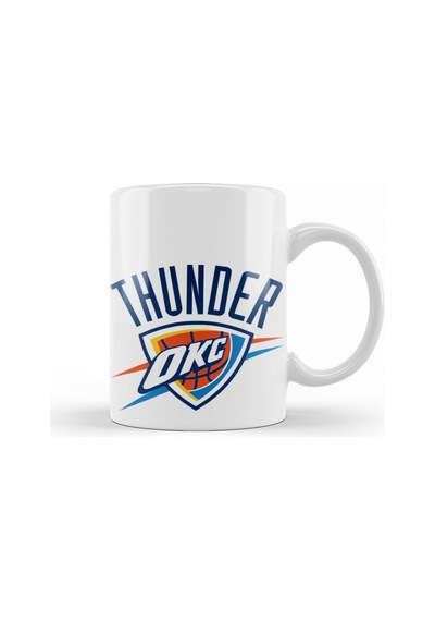 Thunder Okc Logo Kupa Bardak Porselen Karışık
