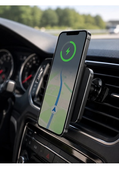 Manyetik Kablosuz Araç Şarj Cihazı 15w Magsafe Araç İçi Telefon Tutucu Diğer