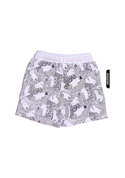 Xo Kids Erkek Bebek Friend Şort 9 Ay - 2 Yaş 62601 Beyaz - Gri