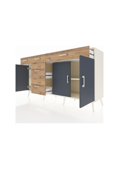Kronos Konsol 2 Raflı 5 Çekmeceli 3 Kapaklı 176x59x99 Aytaşı-antrasit/çam Antrasıt/atlas Çam - Aytası Kronos Konsol 2 Raflı 5 Çekmeceli 3 Kapaklı 176x59x99 Aytaşı-antrasit/çam Antrasıt/atlas Çam - Aytası