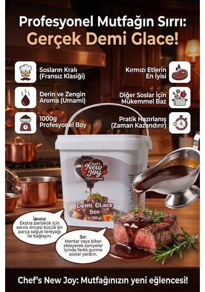 Demi Glace Sauce 1000 Gr Sos Tozu