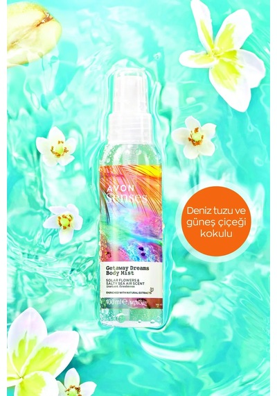 Senses Getaway Dreams Deniz Tuzu Ve Güneş Çiçeği Kokulu Vücut Spreyi 100 Ml. İkili Set - 612173024