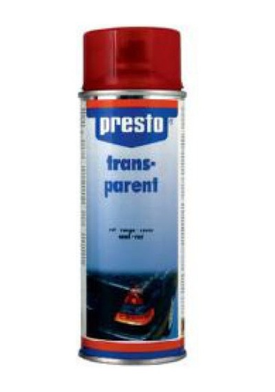 Presto Stop Boyası Transparan Kırmızı 400ml