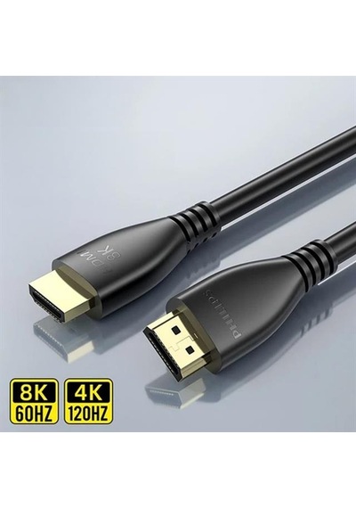 1.5 Metre 8k-60hz 4k-120hz V2.1 Hdmı Görüntü Kablosu Swv7250/93-t-1.5 Standart