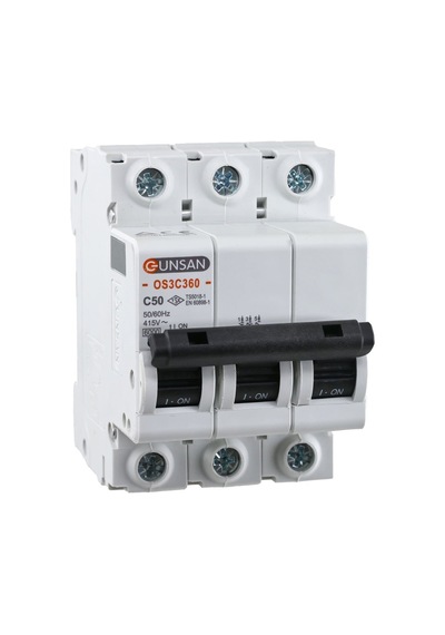 Günsan 3x50a C Serisi 6ka Otomatik Sigorta Os3c360 3c50