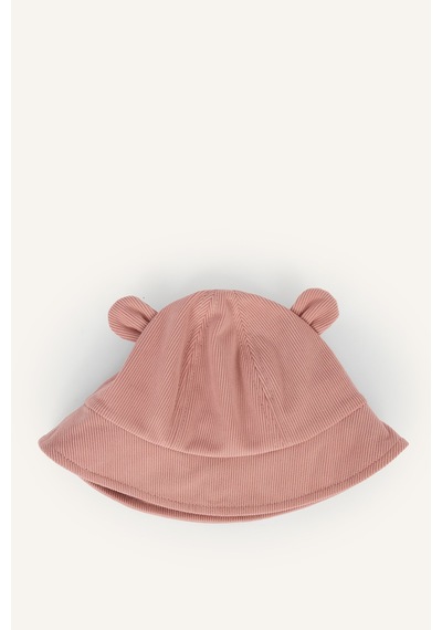 Defacto Kulak Aplikeli Fitilli Kadife Bucket Şapka Kız Bebek I1108a526wnpn300 Pembe-pn300