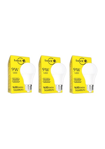 Lorex Lr- La9 3 Adet Led Ampul , 9w