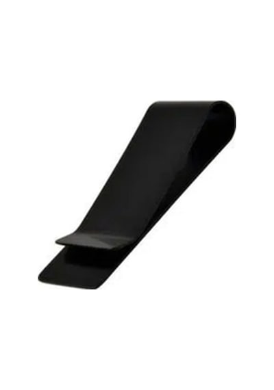 Spelt Metal Kağıt Para Tokası Kart Tutucu Klips Cüzdan Ataş Siyah 50 Mm X 15 Mm Siyah