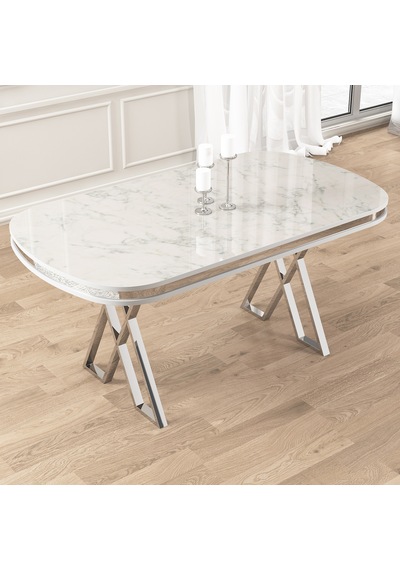 Nisare Serisi 90x168 Lak Panel Beyaz Mermer Masa Takımı Krom Ayaklı 6 Sandalye Beyaz Mermer Masa Antrasit Sandalye Krom Ayak Nisare Serisi 90x168 Lak Panel Beyaz Mermer Masa Takımı Krom Ayaklı 6 Sandalye Beyaz Mermer Masa Antrasit Sandalye Krom Ayak