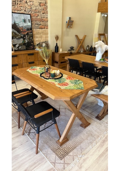 Ntconcept Arden Ahşap Yemek Masası Takımı