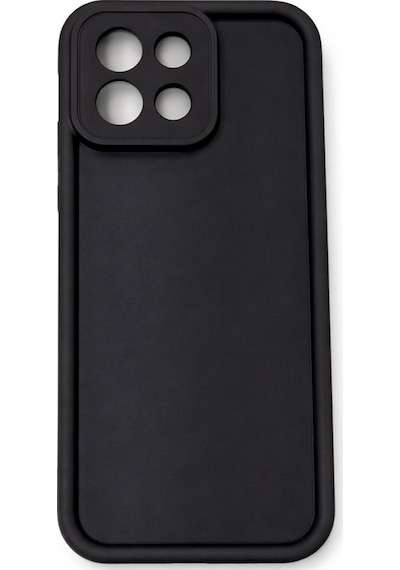 Tecno Spark30-5g/pova6neo-5g Uyumlu Kamera Çıkıntılı Mat Silikon Telefon Kılıfı Siyah