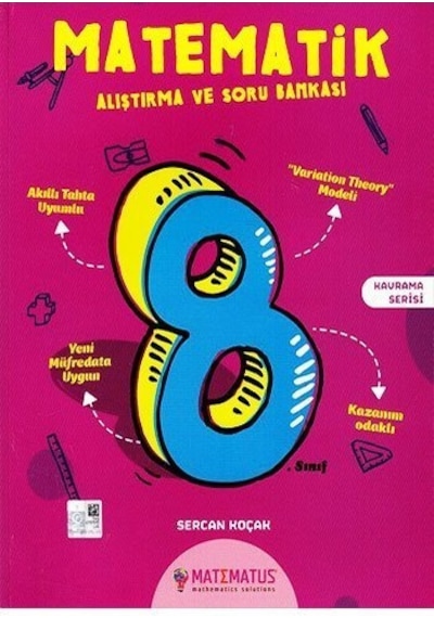MateMatus 8. Sınıf Matematik Alıştırma ve Soru Bankası MateMatus