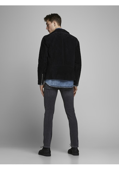 Jack & Jones Erkek Glenn 817 Slim Fit Jean - 12159030 Black Denim