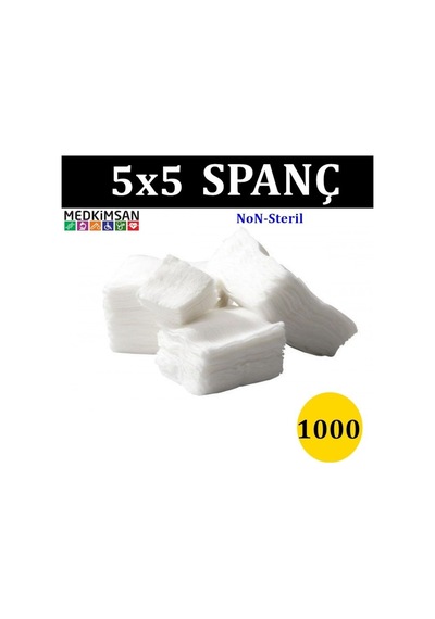 Non Steril 8 Kat Gaz Kompres Spanç 5 x 5 CM 1000 Adet
