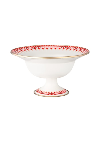 Madame Coco Lison Ayaklı Meyve Kasesi - Kırmızı - 30 Cm 8684427228500 Kirmizi