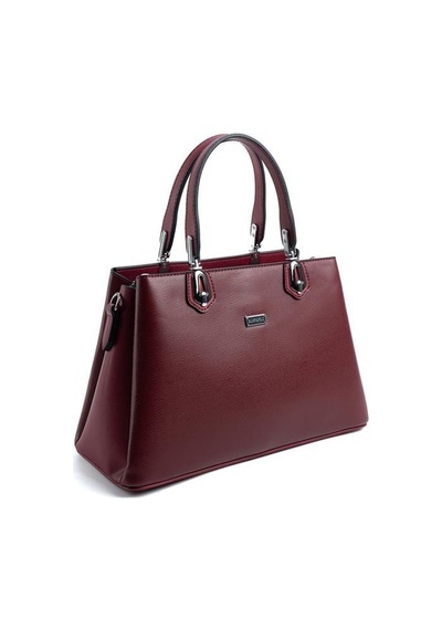 Silver Polo Sp1253 Kadın El Çantası Düz Bordo-bordo