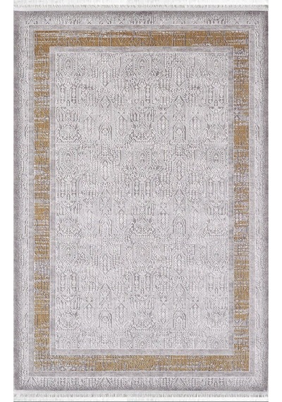 Artemis Halı Barok 02247a Antrasit Retro Motifli Halı Antrasıt