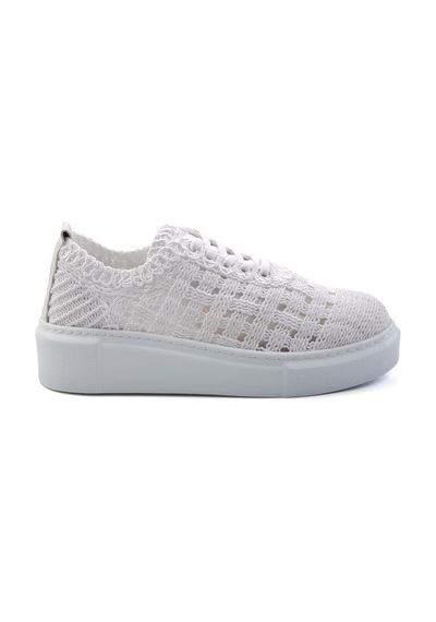 Bambi Beyaz Leather Kadın Sneaker K01303018616 Beyaz